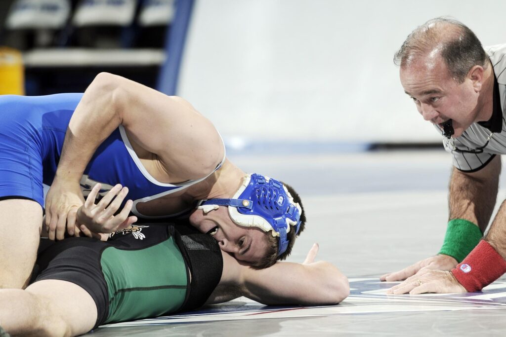 image of wrestlers